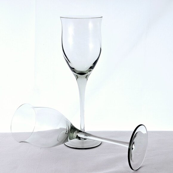 Noritake Royal Pierpont Gray Wine Glass 8.5" - Picture 5 of 8